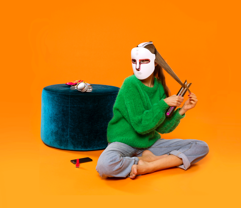 Rödljusterapi - Nordic Red Glow Facial Mask