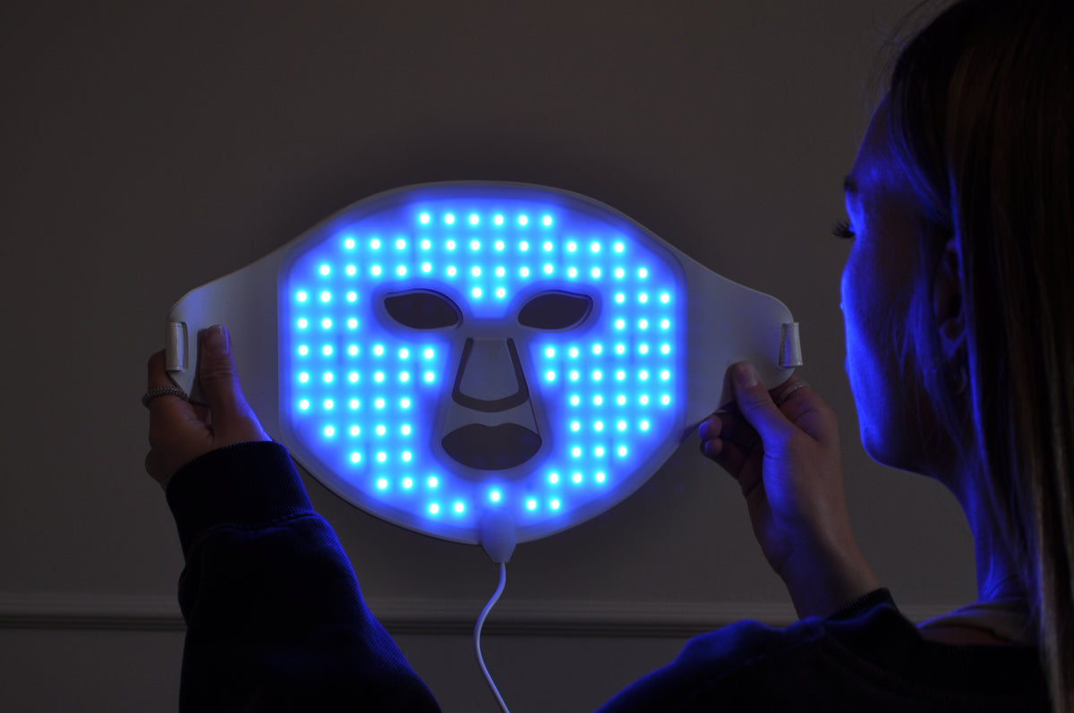 Lynx LED-maske med blåt lys