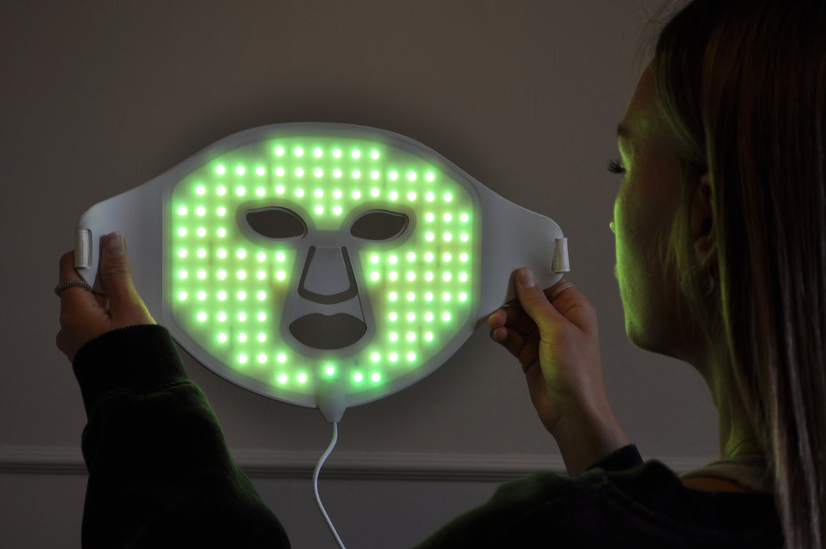 Lynx LED-maske med gult lys