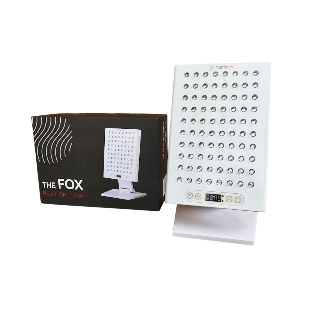 The Fox ved siden af sin emballage